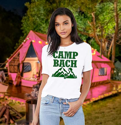 Camp Bach White Tshirt