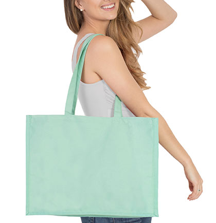 Mint Large Canvas Tote