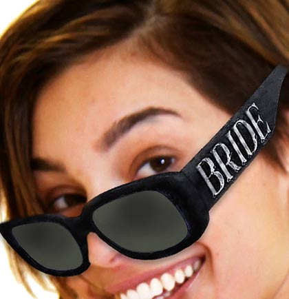 Silver Bride Black Sunglasses