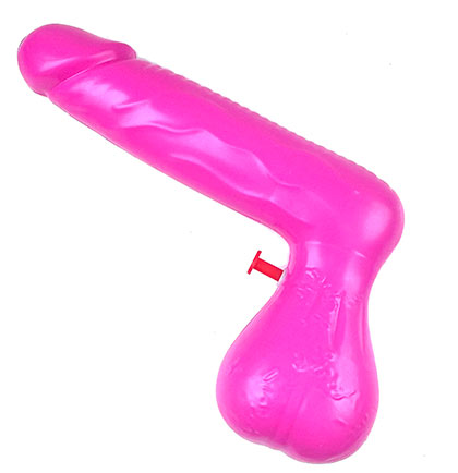 Hot Pink Pecker Water Gun - 7"