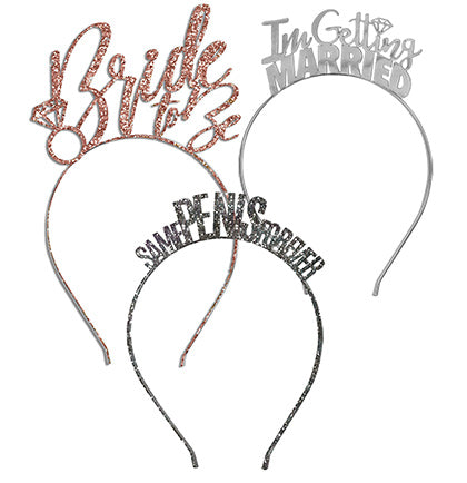 Bride Headband Set of 3