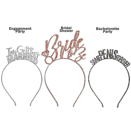 Bride Headband Set of 3