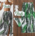 Bride Green Glam Palm Leaf Bikini Set - 3pc