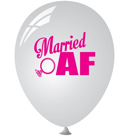 Married AF Balloons - Set o 6
