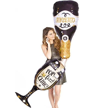 Jumbo Time for Bubbly Balloon - 5ft