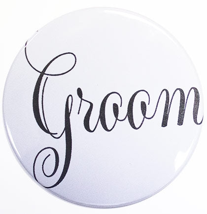 Flirty Groom Button