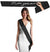 Our black satin sash is perfect to create your own custom sash. Our sashes are a premium double layer real satin sash. Perfect the bridal party to wear to the bachelorette party, lingerie shower and more.  