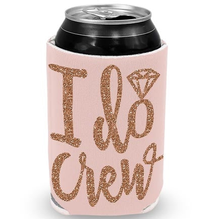 I Do Crew Diamond Rose Gold Glitter Can Cover