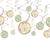 These pretty swirl danglers will be the perfect decoration to hang from the ceiling or doorway. The set of twelve danglers have a pretty floral patter with SHE SAID YES and FROM MISS TO MRS. printed on them.
