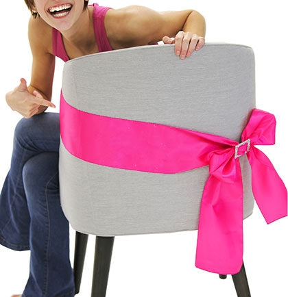 Satin Chair Sash