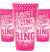 Let everyone know that it's the bride's last fling! People will expect a wild party when they see these cups! Get this set of three Last Fling Before The Ring plastic party cups for the guests. 