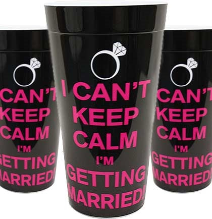 Getting Married Party Cup - Set of 6