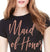 Maid of Honor Rose Gold Glam Tee