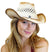 Medallion Western Straw Hat