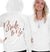 Glam Bride To Be Rose Gold Lightweight Hoodie