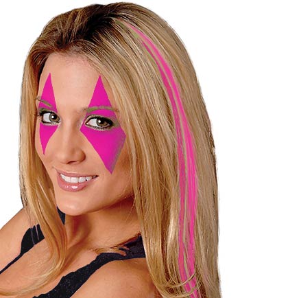 Hot Pink Hair Extension Clip - Set of 10