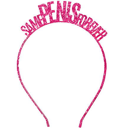 Same Pen*s Forever Hot Pink Glitter Headband