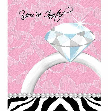 Bachelorette Party Invites with Ring