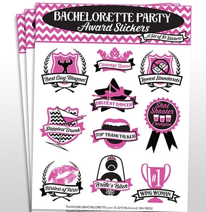 Bachelorette Party Game Kit - Set of 4