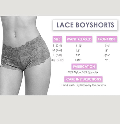 Rose Gold Mrs. Lace Boyshort Panty