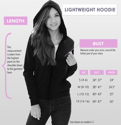 Bride Flirty Lightweight White Hoodie