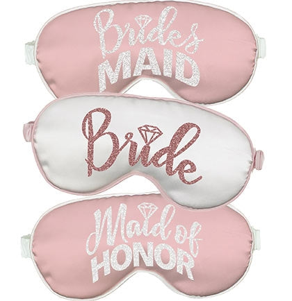 Bridal Party Rose Gold Sleep Mask