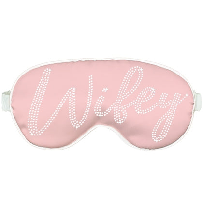 Rhinestone Wifey Sleep Mask