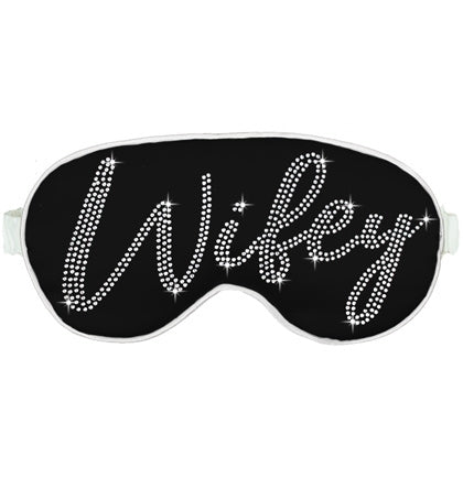 Rhinestone Wifey Sleep Mask