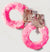Fuzzy Handcuff Set - Pink