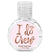 The 62% alcohol sanitizing gel says "I Do Crew"! This fun hand sanitizer makes the perfect favor for the crew at rose gold themed bachelorette party!