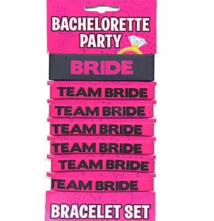 Team Bride Bracelets - Set of 7