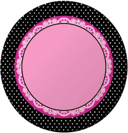 These dinner plates show off your wild side and your lady-like side at the same time! The plates feature a zebra print along with polka dots and pink. 