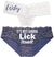 Wifey & Lick Itself Blue Panty Set 2pc