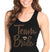 Rose Gold Team Bride Diamond Black Tank
