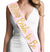 Gold Floral Bride to Be Diamond Gold Foil Sash