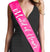 Silver Matte Maid of Honor Glam Sash