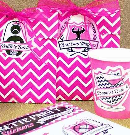 Bachelorette Award Stickers