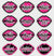 Hottie Hunt Stickers - Set of 3