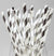 This set of twenty-four metallic Silver and White are perfect for a bachelorette party or bridal shower. The 7.5" long striped straw will be the perfect addition to the party drinks. 