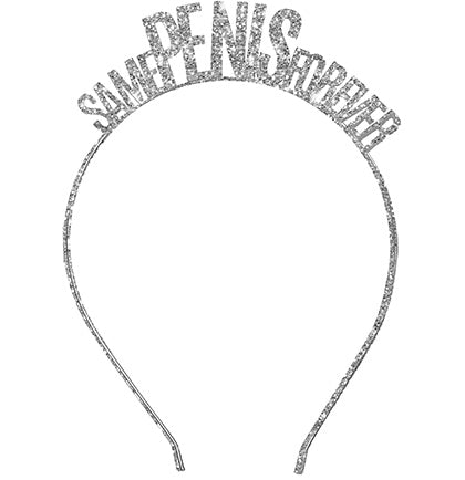 Same Pen*s Forever Silver Glitter Headband on