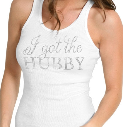 I Got The Hubby Rhinestone Tank Top