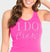 I Do Crew Modern Rhinestone Tank Top: Magenta