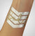 Chevron Bride Foil Temporary Tattoo