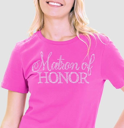 Flirty Matron of Honor Tshirt