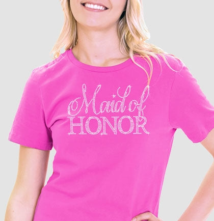 Flirty Maid of Honor Tshirt