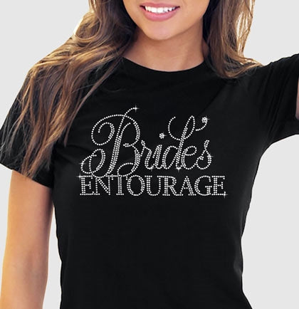 Flirty Bride's Entourage Tshirt