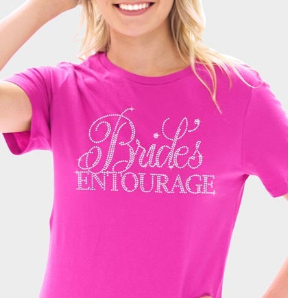 Flirty Bride&#39;s Entourage Tshirt