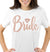 Bride Diamond Rose Gold Rhinestud Tee