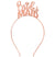 Bridesmaid Rose Gold Headband
