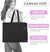 Bride Squad Glam White Stud Large Canvas Tote